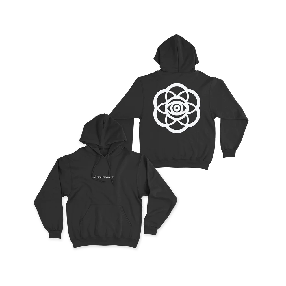 Flower Black Hoodie