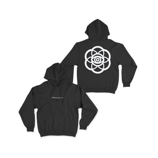 Flower Black Hoodie